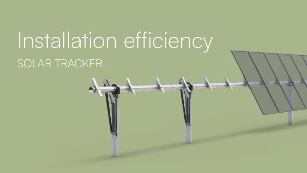 solar tracker installation efficiency
