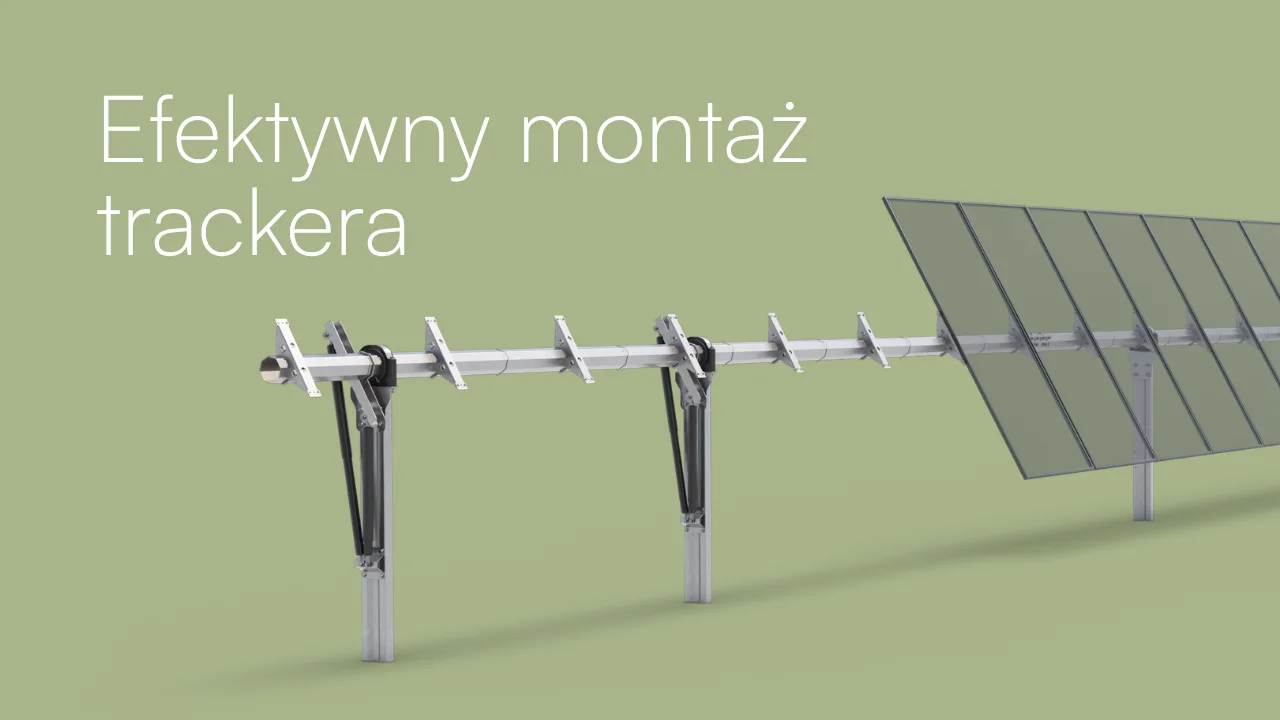 Efficient installation of the solar tracker